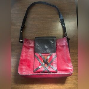 Renzo Costa Genuine Leather Shoulder Bag